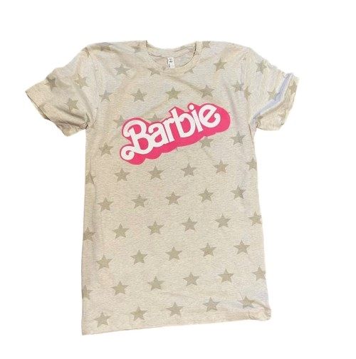 Barbie T-Shirt - Tan with Stars