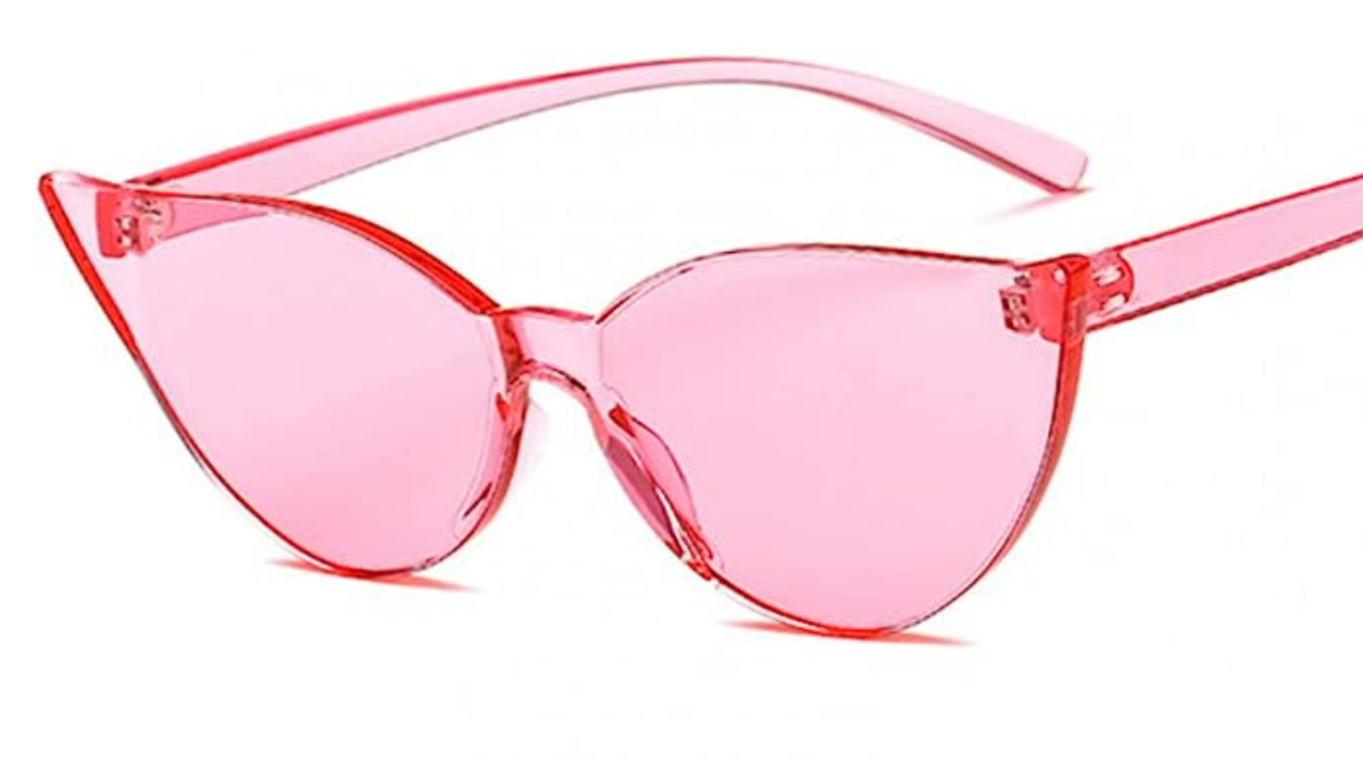 Small Vintage Pink Cat Eye Sunglasses
