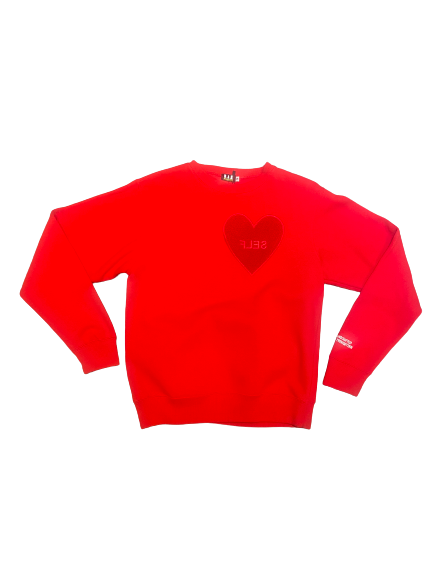 Red Self Love (HEART) Crewneck
