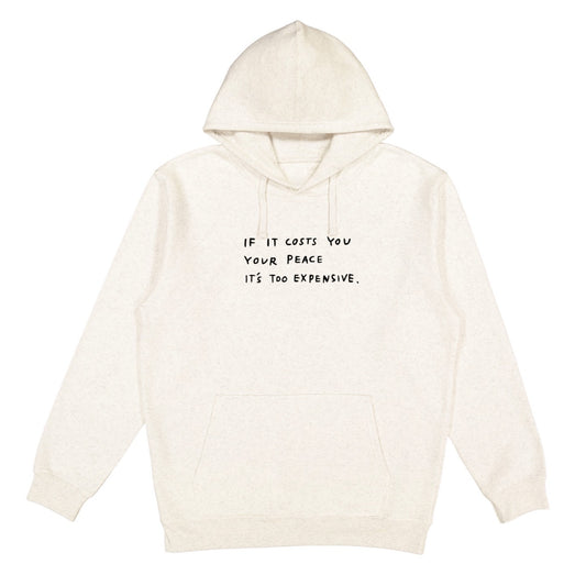 Cost of Peace Hoodie - Oatmeal